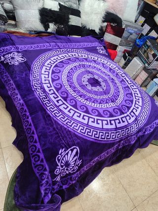 Oferta mantas matrimonio terciopelo