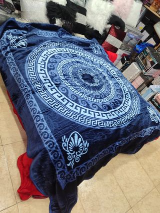 Oferta mantas matrimonio terciopelo