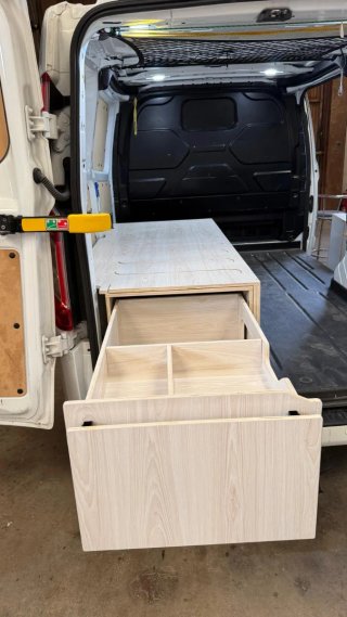 Cama camper furgoneta mueble madera nuevo comodo