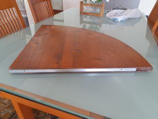 Coppia di mensole ad angolo arte povera