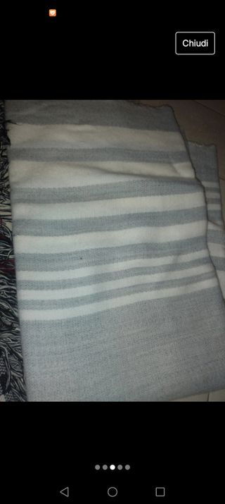 Set 2 sciarpe maxi large lana