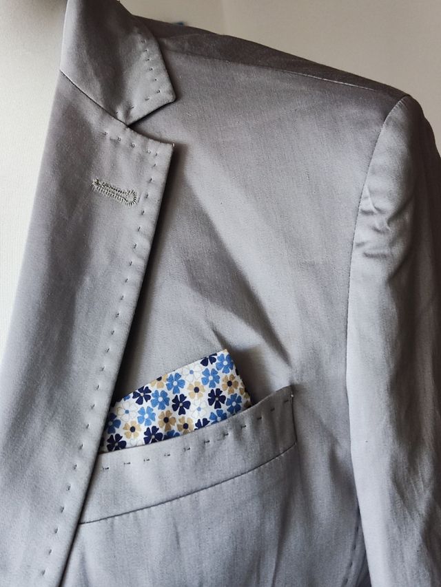 Giacca uomo grigio perla. Sirmoney. 50