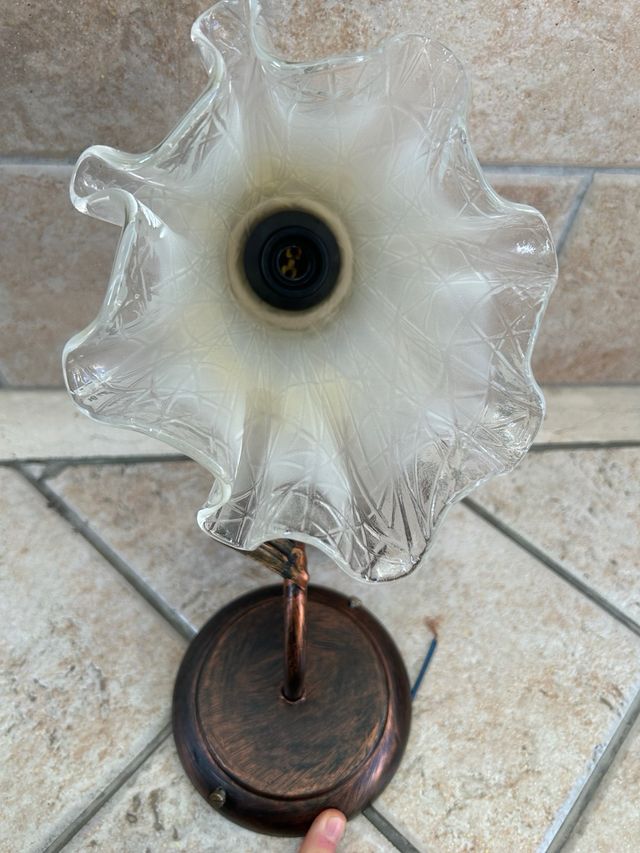 Plafoniere in vetro soffiato e rame