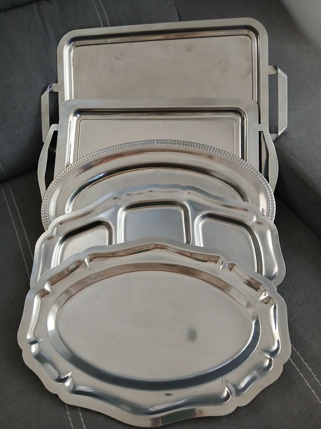 BANDEJAS ACERO INOXIDABLE 