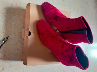 Botas terciopelo de Mango