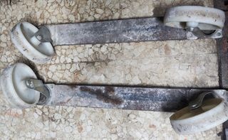 Ruedas andamios transportable