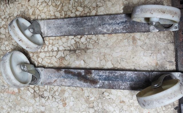 Ruedas andamios transportable