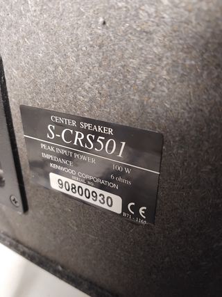 altavoces hifi kenwood 100w