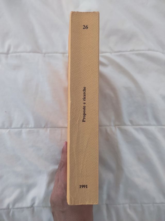 Volume 26, 1/1991 Proposte e ricerche