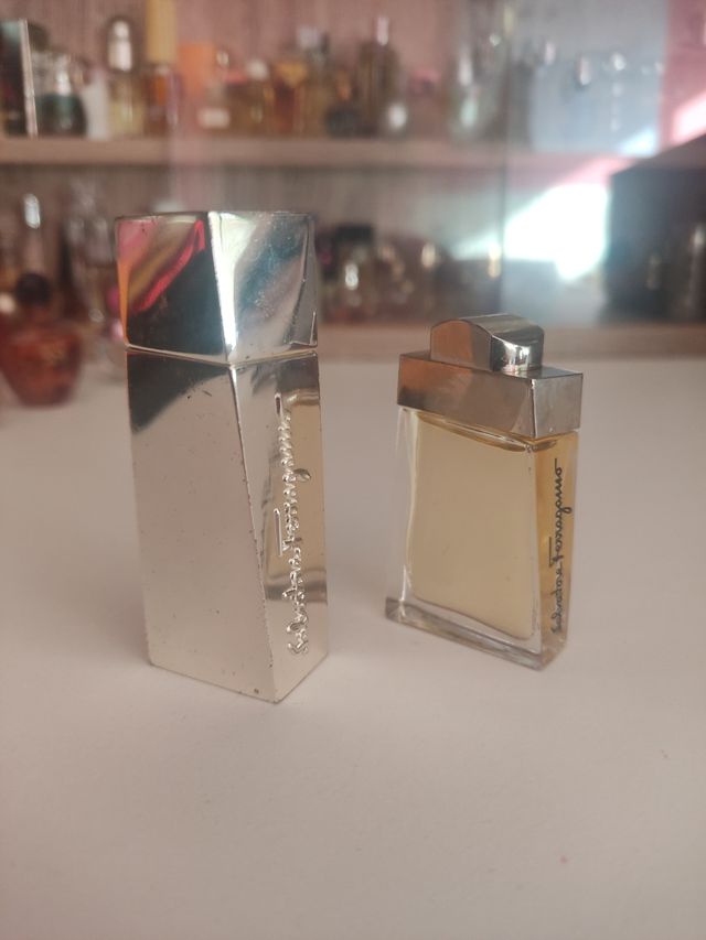 2 Miniaturas de perfumes Salvadore Ferragamo