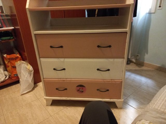 Comoda cambiador bebes