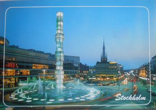 Cartolina "viaggio a Sockholm 1996