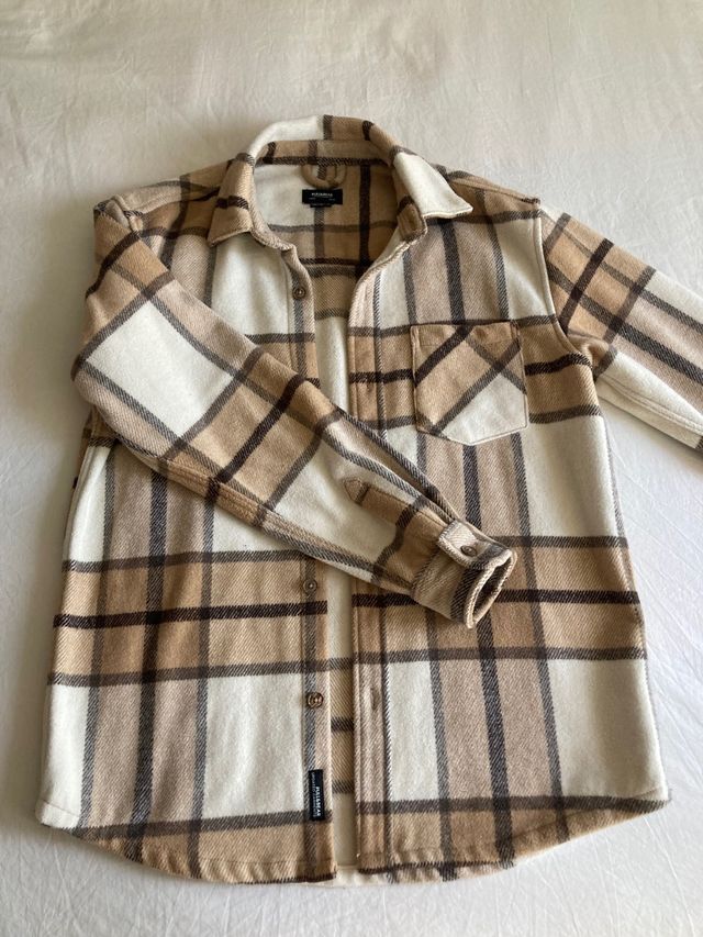Sobrecamisa cuadros Pull and Bear