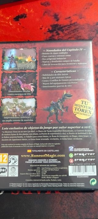 Juego PC Rune of Magic para colleción 
