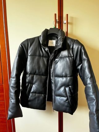 Piumino/bomber donna invernale similpelle