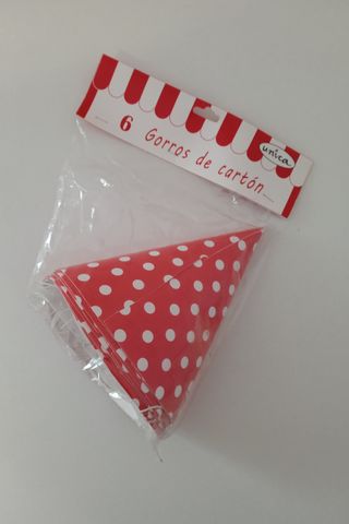 Gorritos de fiesta de cumpleaños 0,50€  pack 6 und