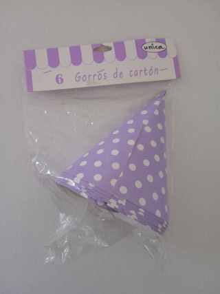 Gorritos de fiesta de cumpleaños 0,50€  pack 6 und