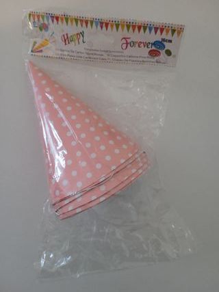 Gorritos de fiesta de cumpleaños 0,50€  pack 6 und