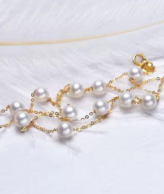 Cadena de oro 18k y perlas australianas