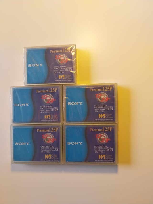 Cartucho de cinta de datos Sony DGD125P DDS-3 4 mm