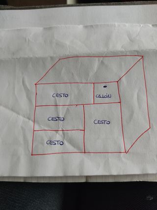 Mueble de plancha y almacenaje 