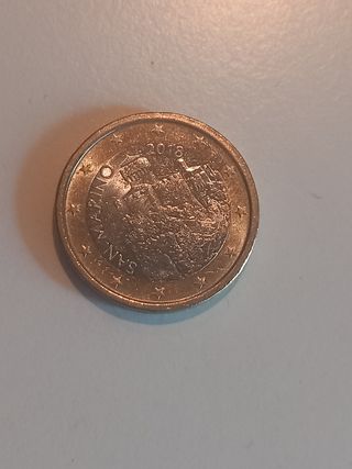 1 euro san marino 2018