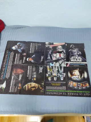 Star Wars fascículos y Postal oficial