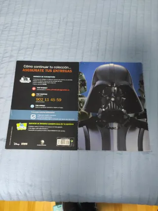 Star Wars fascículos y Postal oficial