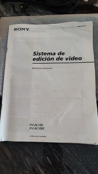 Sony Family Studio XV-AL100E mezclador vintage