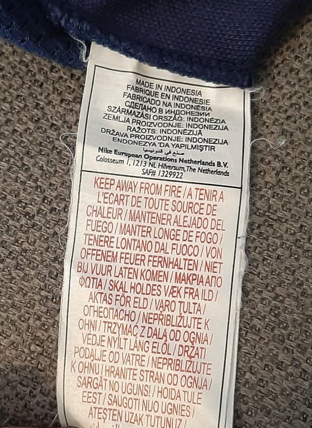 Felpa originale Nike