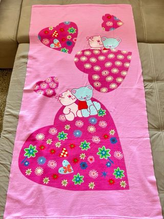 Telo mare spiaggia 145x80 bambina
