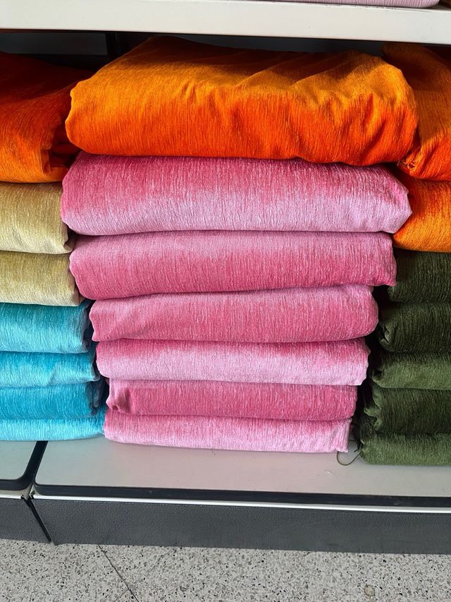 Tessuti in ciniglia tappezzeria