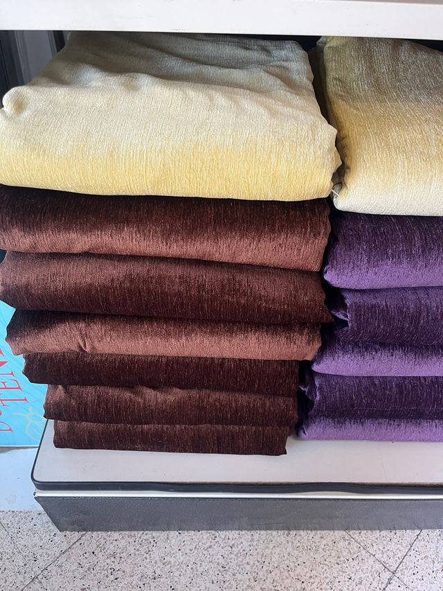 Tessuti in ciniglia tappezzeria