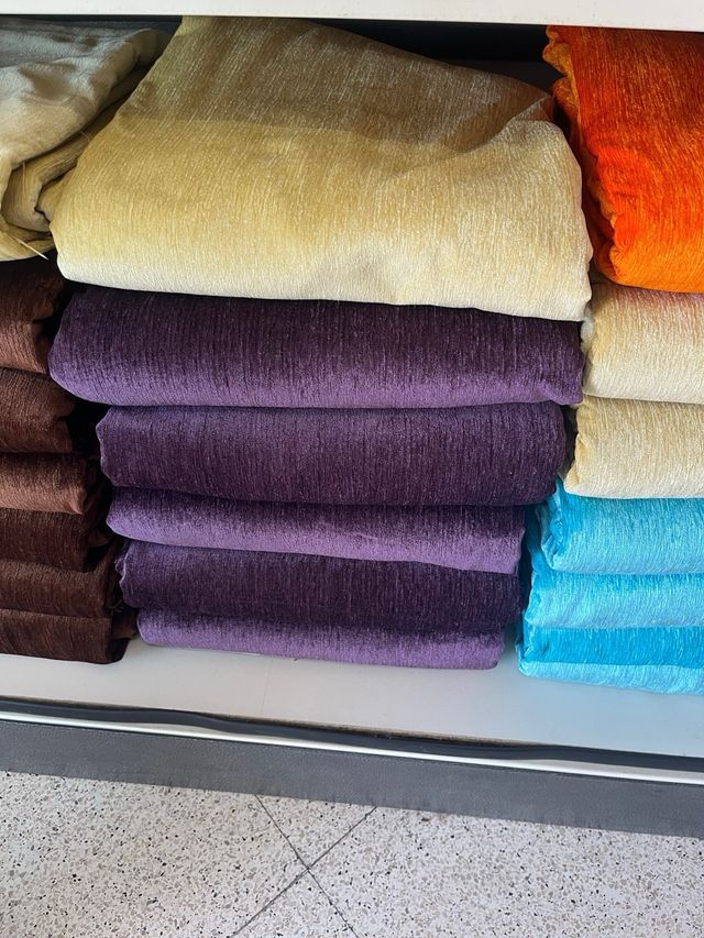 Tessuti in ciniglia tappezzeria