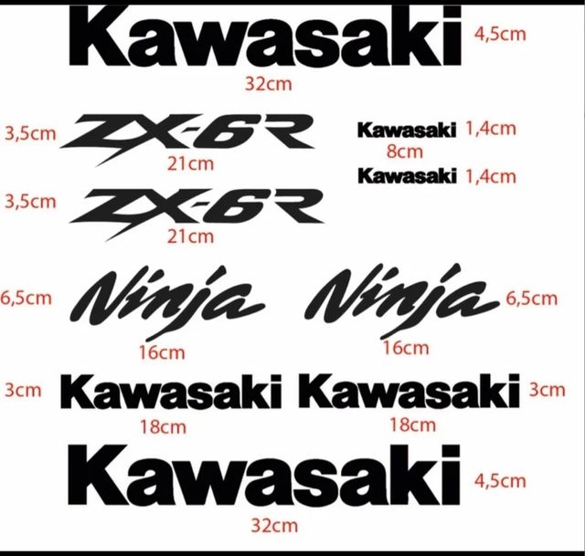 Pegatina de vinilo para motos distintos modelos