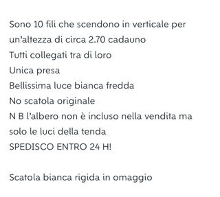 Fili di luce bianca fredda Natale 