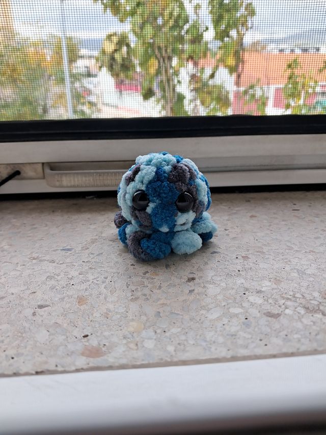 Peluche pulpito hecho a mano