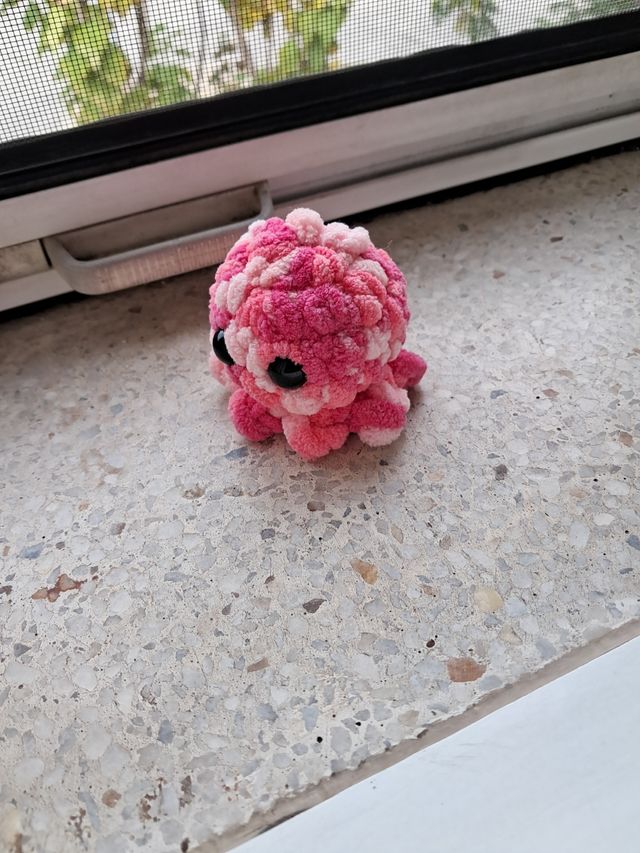 Peluche pulpito hecho a mano