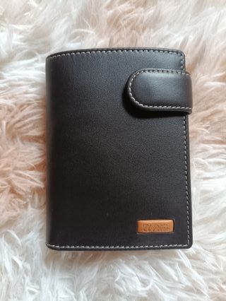 Cartera de hombre marrón EL POTRO con monedero