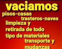 Vaciado pisos naves trasteros