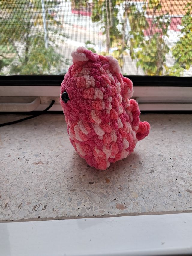 Dinosaurio hecho a mano