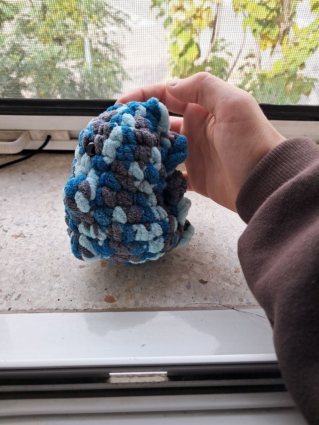 Dinosaurio hecho a mano