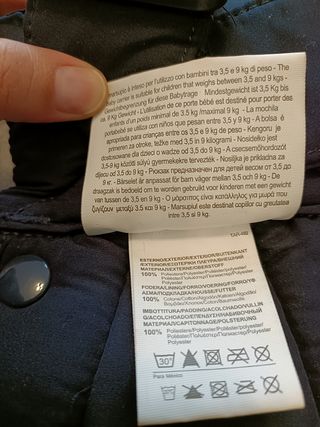 Mochila porteo bebé Prenatal