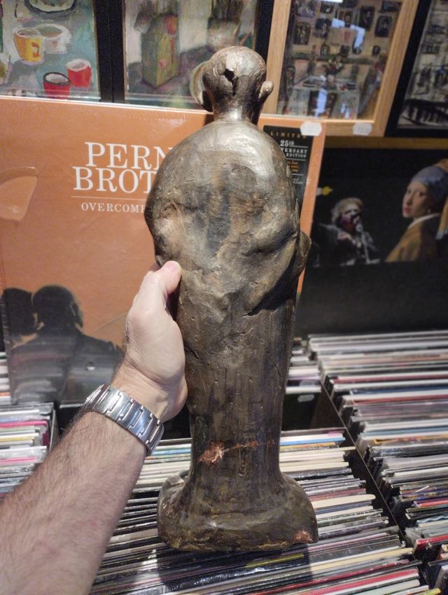 Escultura terracita Gandhi