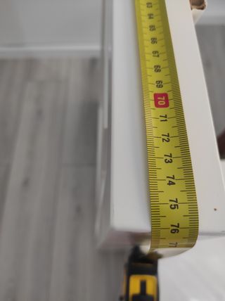 Espejo blanco grande.  Rebajado!!!