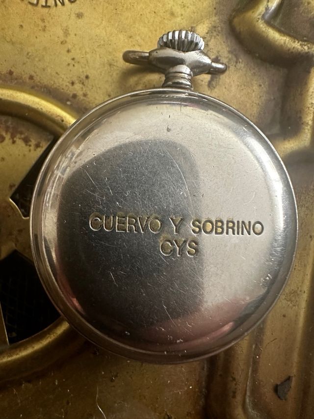 Reloj de bolsillo Cuervo y Sobrinos LUJO