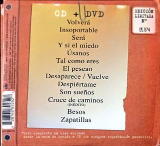 Disco de el canto del loco