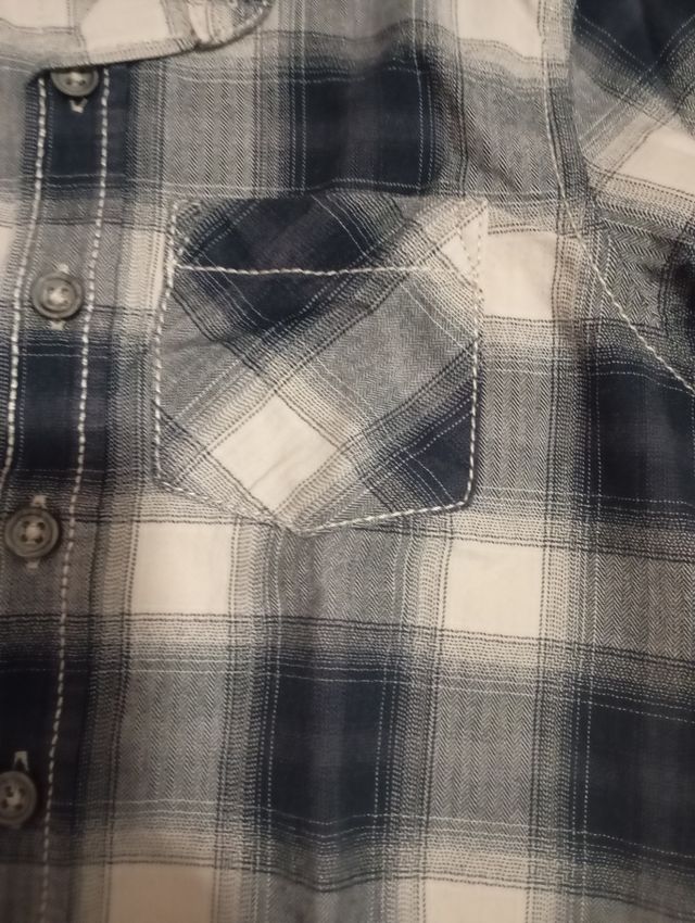 Camisa cuadros Benetton