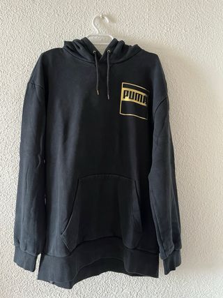 Sudadera negra de puma