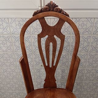 6 Sillas vintage de madera